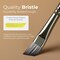 10 PCS Angular Paint Brush Set, Soft Anti-Shedding Nylon Hair Long Handle Angled Paint Brushes, Suitable for Artists and Beginners for Watercolor, Acrylics, Ink, Gouache, Oil, Tempera